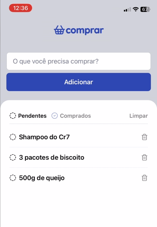 Lista de compras