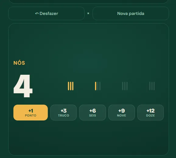 Site marcador de truco